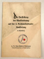 "Die Darstellung der Marktordnung auf der 2. Reichsnährstands-Ausstellung in Hamburg", 22 Seiten, über DIN A5, gelocht