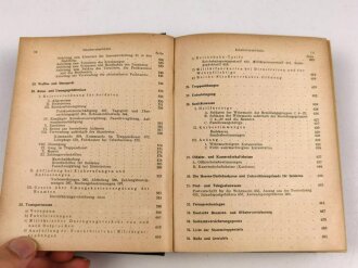 "Oertzenscher Taschenkalender für die Offiziere des Heeres" datiert 1936, 723 Seiten, DIN A6