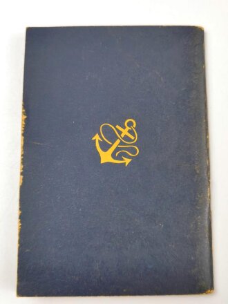 "Liederbuch der Kriegsmarine, Heft 3" datiert 1940, 61 Seiten, DIN A6, Stempel " Eigentum der Kriegsmarine, Peilboot "Ösel""