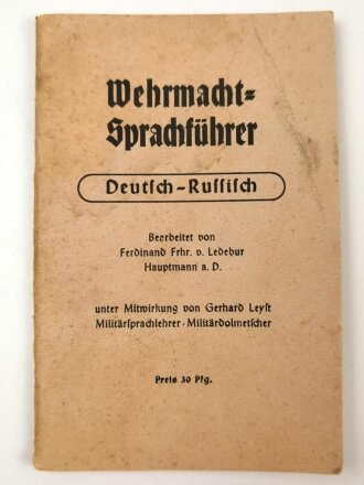 "Wehrmacht Sprachführer Deutsch-Russisch"...