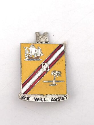 U.S. Army Unit Crest "9th Engineer SQ." Missing...