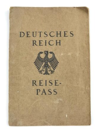 Deutsches Reich "Reisepass" eines Mannes aus...