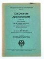 Kriegsmarine " Die Deutsche Admiralitätskarte" zweiter Teil, datiert 1943, 48 Seiten, DIN A5