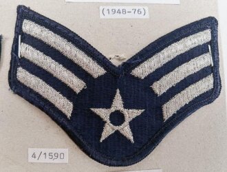 U.S.  Air Force, Sammlung  Ärmelabzeichen, auf Karton getackert