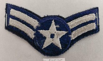 U.S.  Air Force, Sammlung  Ärmelabzeichen, auf Karton getackert