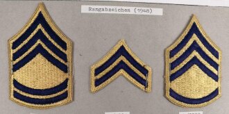 U.S. Army, Sammlung Ärmelabzeichen, auf Karton...