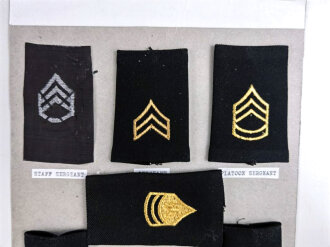 U.S. Army, Sammlung Schulterklappenüberschübe,...