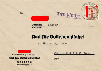 NSDAP Amt für Volkswohlfahrt, Kreisleitung Saulgau,...