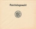 Reichstagswahl "Freistaat Bayern" Leerer Briefumschlag, wohl für Wahlzettel 1933