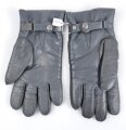 Paar gefütterte Winterhandschuhe Wehrmacht aus Leder. Ungetragenes Paar