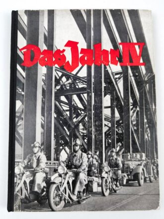 "Das Jahr IV, Mit 48 Kupferstichdrucktafeln" datiert 1937, DIN A4, 96 Seiten