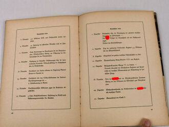 "Das Jahr IV, Mit 48 Kupferstichdrucktafeln" datiert 1937, DIN A4, 96 Seiten