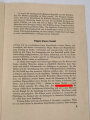 "Rede des Führers im Münchner Löwenbräukeller am 8. November 1943" über DIN A5, 20 Seiten