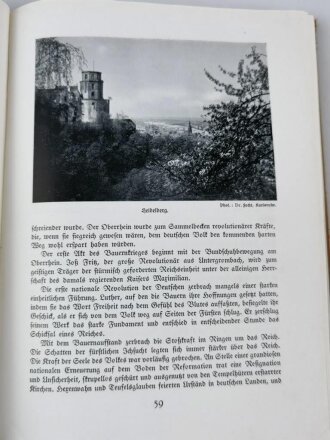 "Grenzland Baden - Spaten zur Hand " datiert 1939, DIN A4, 340 Seiten