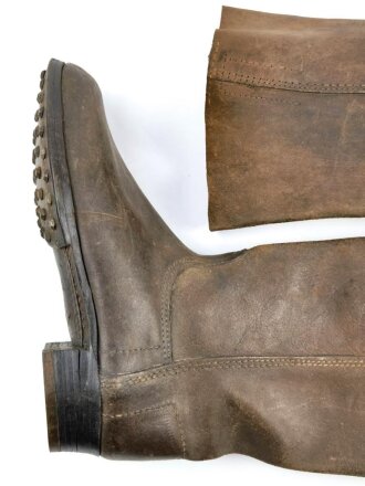 Paar Marschstiefel für Mannschaften der Wehrmacht. Ungetragenes Paar , Sohlenlänge 29,5cm