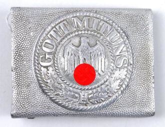 Heer, Koppelschloss Aluminium mit aufgeklammertem Emblem....