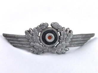 Luftwaffe, Schwinge für die Schirmmütze , Aluminium