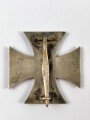 Eisernes Kreuz 1.Klasse 1939, keine Herstellermarkierung, die Schwärzung des Eisenkerns fehlt grösstenteils