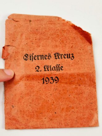 Tüte für Eisernes Kreuz 2.Klasse 1939,...