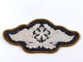 Luftwaffe Ärmelabzeichen für fliegertechnisches Personal mit goldener Auszeichnungskordel