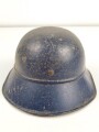 Stahlhelm Luftschutz. Originallack, ungereinigt, entnazifiziert