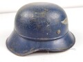 Stahlhelm Luftschutz. Originallack, ungereinigt, entnazifiziert