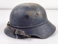 Stahlhelm Luftschutz. Originallack, ungereinigt,