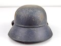 Stahlhelm Luftschutz. Originallack, ungereinigt,