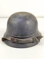 Stahlhelm Luftschutz. Originallack, ungereinigt,