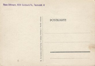 Ansichtskarte DLV "Drücken - Drücken"