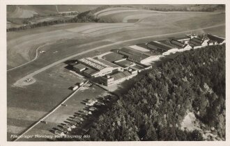 Ansichtskarte "Fliegerlager Hornberg vom Flugzeug aus"