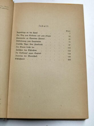 "Mölders und seine Männer", Fritz von Forell, 208 Seiten, 1941, gebraucht, DIN A5