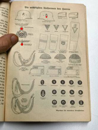 Wpf. Fi. "Wehrpflichtsfibel" datiert 1935, 106 Seiten, gebraucht, DIN A5