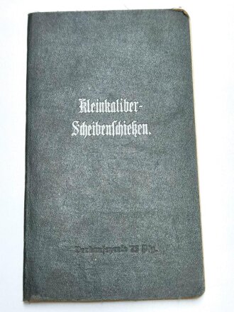 "Kleinkaliber Scheibenschießen des Württembergischen Kriegerbund" 65 Seiten, gebraucht, DIN A5