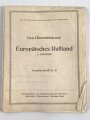 Europäisches Russland - Gea Übersichtskarte der Wehrmacht, Tornisterschrift Nr. 51 Maße: 110 x 85 cm