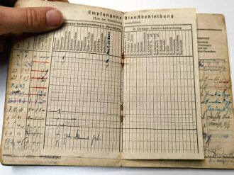 Soldbuch Luftwaffe, ausgestellt am 5.8.1941 bei einer Luftnachrichtenkompanie mot Nürnberg