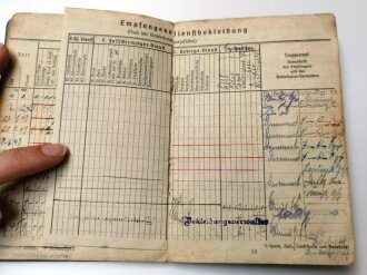 Soldbuch Luftwaffe, ausgestellt am 5.8.1941 bei einer Luftnachrichtenkompanie mot Nürnberg