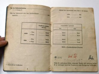 Soldbuch Luftwaffe, ausgestellt am 5.8.1941 bei einer Luftnachrichtenkompanie mot Nürnberg