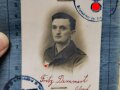 Soldbuch Luftwaffe, ausgestellt am 5.8.1941 bei einer Luftnachrichtenkompanie mot Nürnberg