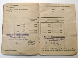 Soldbuch Luftwaffe, ausgestellt am 1.9.39 bei Fliegerhorstkompanie Fürstenfeldbruck