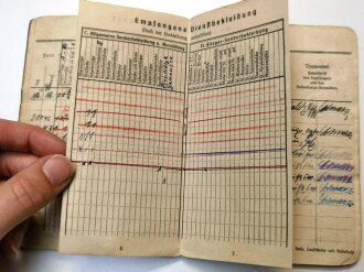 Soldbuch Luftwaffe, ausgestellt am 1.9.39 bei Fliegerhorstkompanie Fürstenfeldbruck