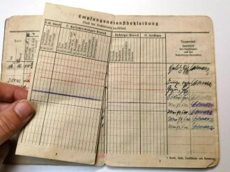 Soldbuch Luftwaffe, ausgestellt am 1.9.39 bei Fliegerhorstkompanie Fürstenfeldbruck