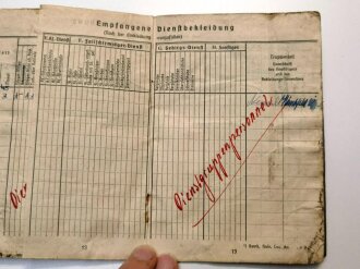 Soldbuch Luftwaffe, ausgestellt am 26.März 1945 bei 5./Flg.Ers. Batl Neumüster