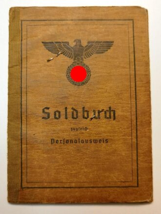 Soldbuch Heer, ausgestellt am 6.1.1945 bei 2./ Werf.Rgt.71