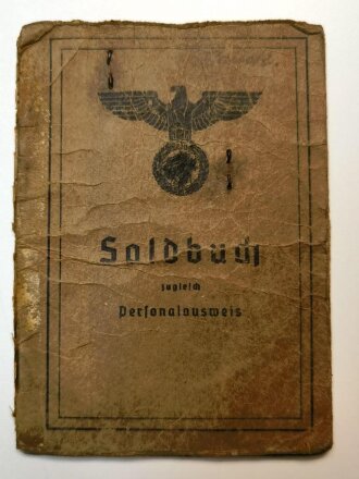 Soldbuch Heer, ausgestellt am 15.1.42 bei Infanterie...