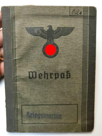 Wehrpaß Luftwaffe, eingestellt bei L.B. Btl 24/VII Lichtenau B. Neuburg