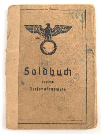 Soldbuch Heer, ausgestellt am 10.Oktober 1940 bei 3./...