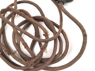 Kabel mit Stecker für einen Doppelfernhörer der Wehrmacht