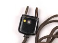 Kabel mit Stecker für einen Doppelfernhörer der Wehrmacht