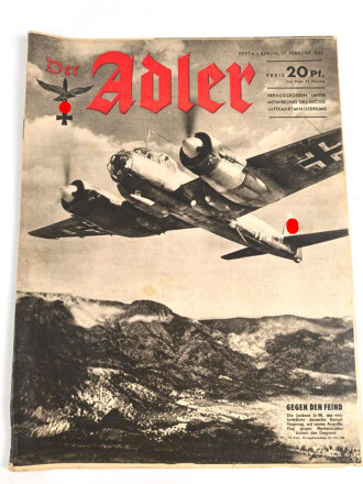 Der Adler "Gegen den Feind" Heft Nr. 4 vom 17. Februar 1942 